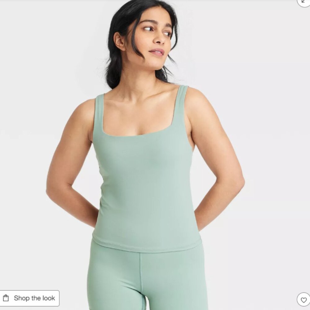 Women's Everyday Soft Square Neck Support Tank Top - All In Motion™